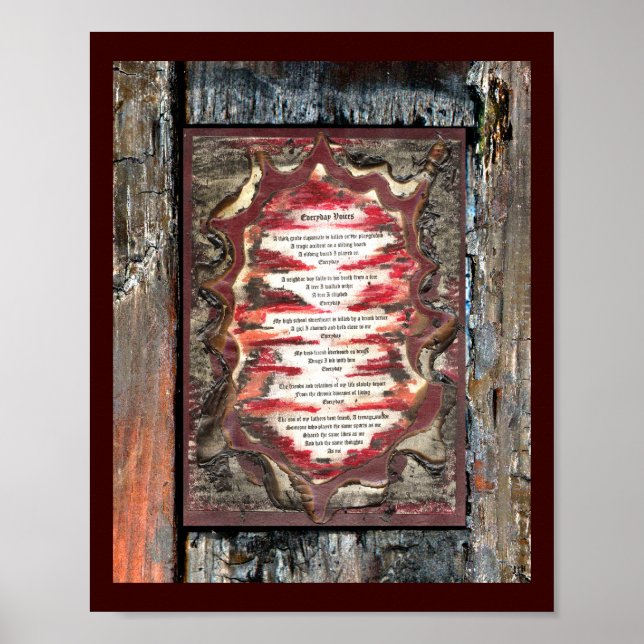 Pôster Vozes do dia a dia (Frente)