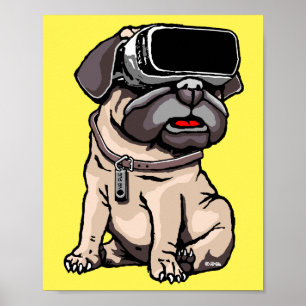 Poster VR Pug
