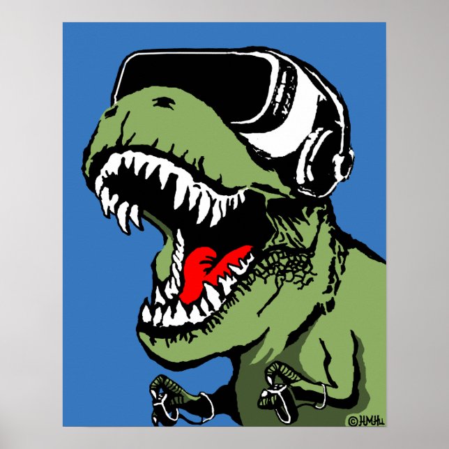 Poster VR T-rex (Frente)