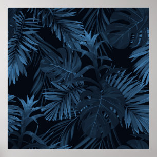 Poster Vrctor tropical exótico com pl hawaitiano