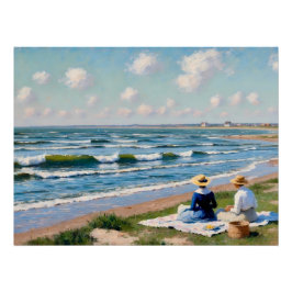 Pôster Vriendinnen aan de Kust