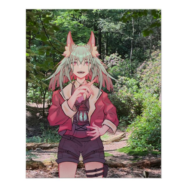 Pôster VTuber, Anime, Forrest,  (Frente)