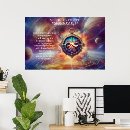 POSTER VTVR-ABSTRACTCOMPASS1A-CARTAZ - CARTAZ