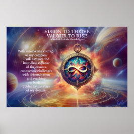 POSTER VTVR-ABSTRACTCOMPASS1A-CARTAZ - CARTAZ