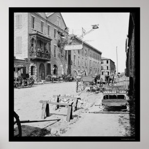 Poster Vulcan Iron Works in Charleston, SC 1865