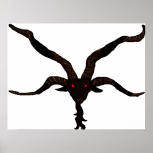 Poster vulcânico Black Star