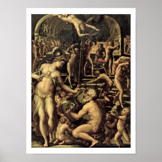 Poster Vulcan's Forge, 1565 (Frente)