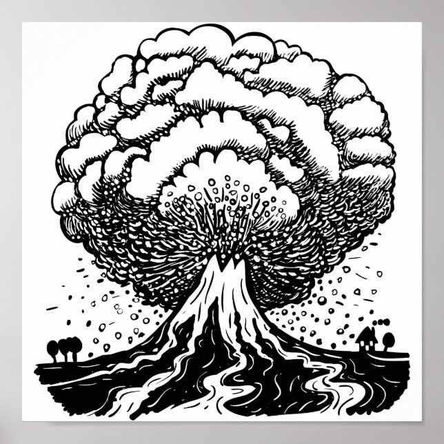 Poster Vulcão (Frente)