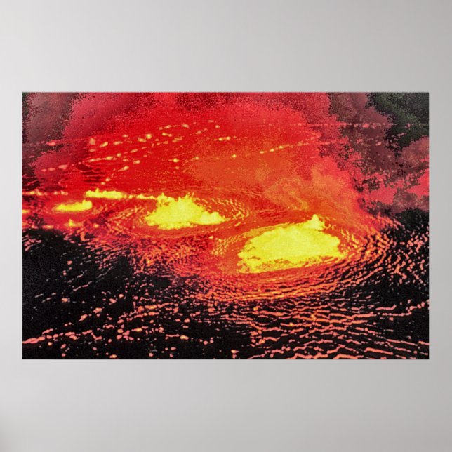 Pôster Vulcão 4 (Frente)