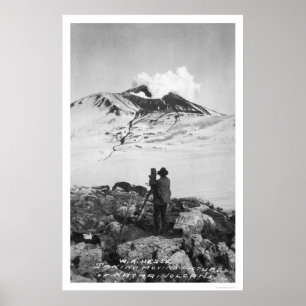 Poster Vulcão Alaska 1913 de Katmai
