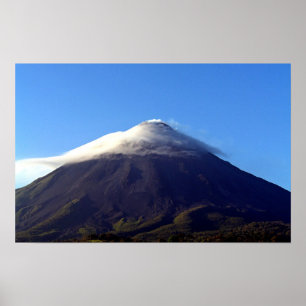 Pôster vulcão ativo