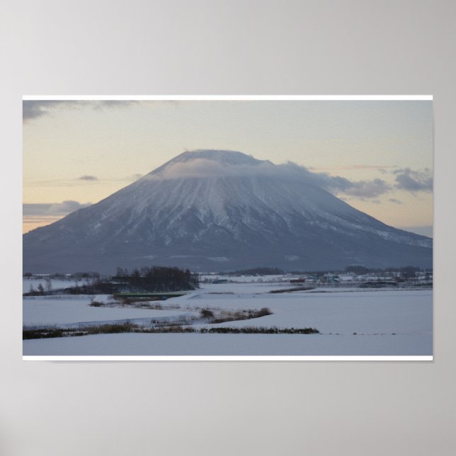 Poster Vulcão Japonês (Frente)