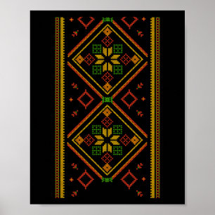 Poster Vyshyvanka Bordado Ucraniano Bordado Pro Ukr
