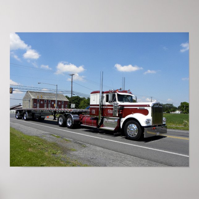 Poster W900A vermelho e branco do Otis (Frente)