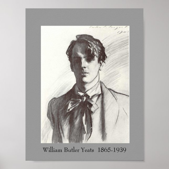 Pôster W. B. Yeats (Frente)