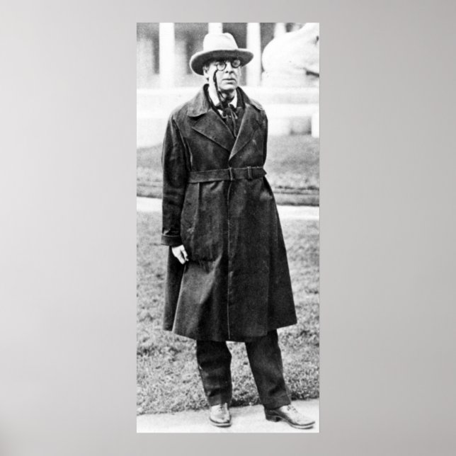 Pôster W.B. Yeats, 1923 (Frente)