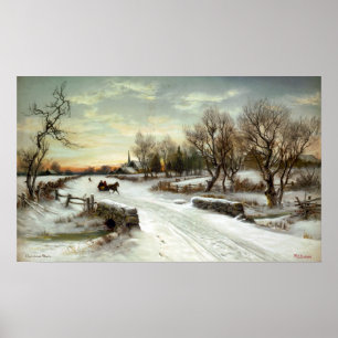 POSTER W.C. BAUER-CHRISTMAS MORN-IMPRESSÃO