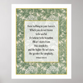 Poster W Morris Cote - Não tem nada em sua casa...