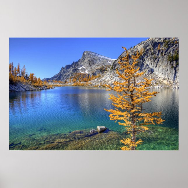 Pôster WA, Alpine Lakes Wilderness, Enchantment 4 (Frente)