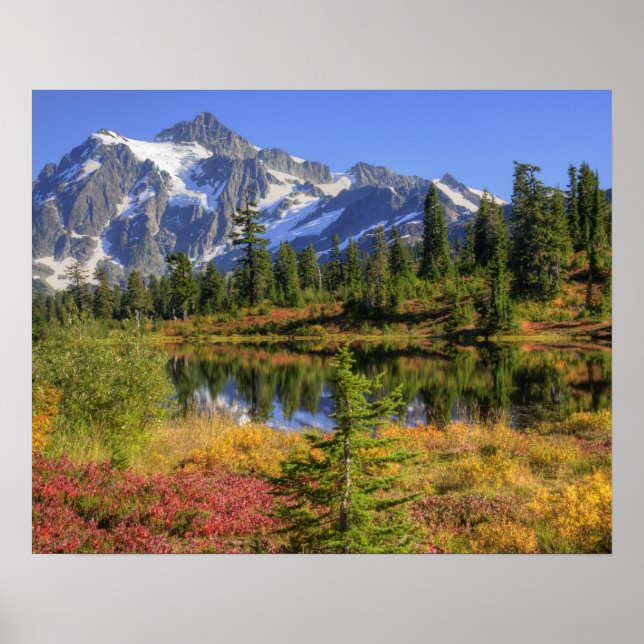 Pôster WA, Área de Recreação Heather Meadows, Mt. 2 (Frente)