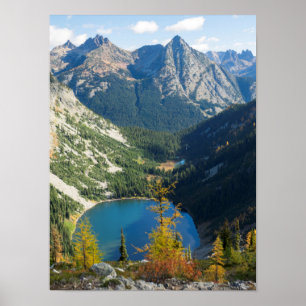Poster WA, Floresta Nacional de Wenatchee, Lago Ann