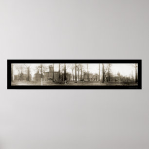 Poster Wabash College IN Photo 1909