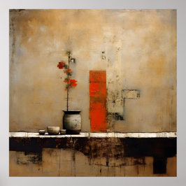 Poster Wabi Sabi - Arte de Estilo Japonês