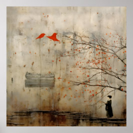 Poster Wabi Sabi - Arte de Estilo Japonês