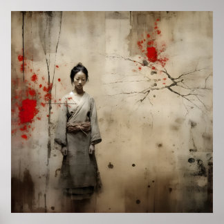 Poster Wabi Sabi - Arte de Estilo Japonês