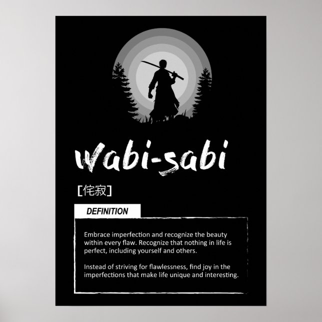 Poster Wabi-Sabi - Conceito Japonês Para O Sucesso (Frente)