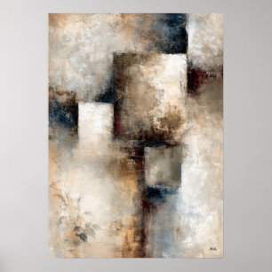 Poster Wabi-Sabi Harmonia Envelhecida Moderna Japonesa