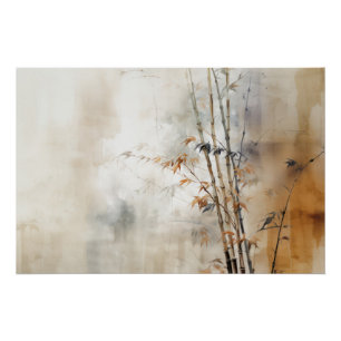 Pôster Wabisabi Aestético Bamboo