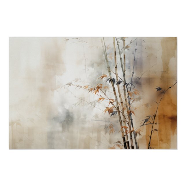 Pôster Wabisabi Aestético Bamboo (Frente)