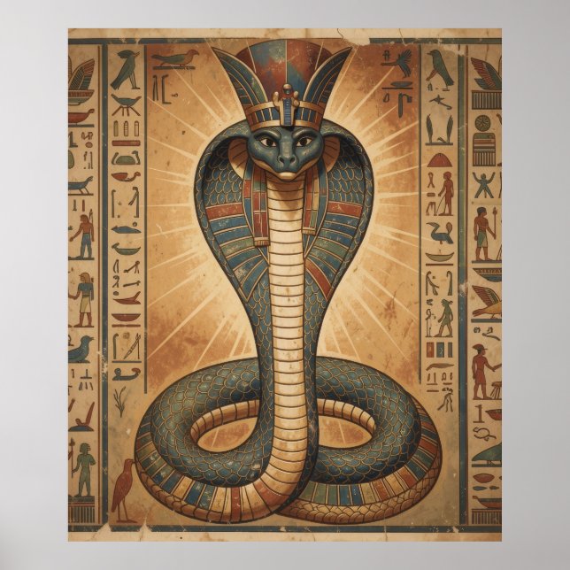 Poster Wadjet – Ägyptische Schlangengöttin´7 (Frente)