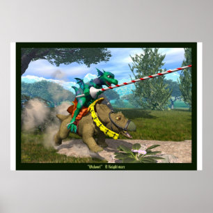 Poster Wahoo! Uma Cavaleiro-Égua