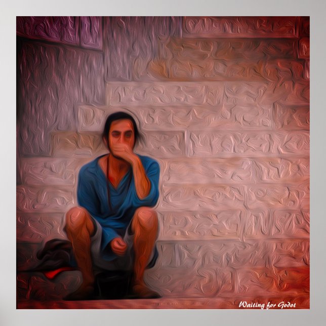 Poster Waiting for Godot (Frente)