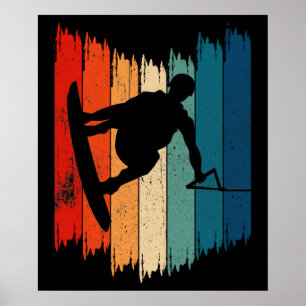 Poster Wakeboard Vintage