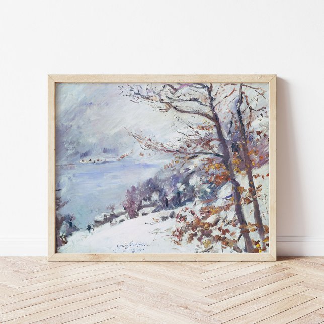 Poster Walchensee no inverno | Lovis Corinth (Criador carregado)