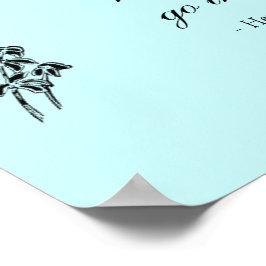 Pôster Walden Cote, "Nunca olhe para trás"