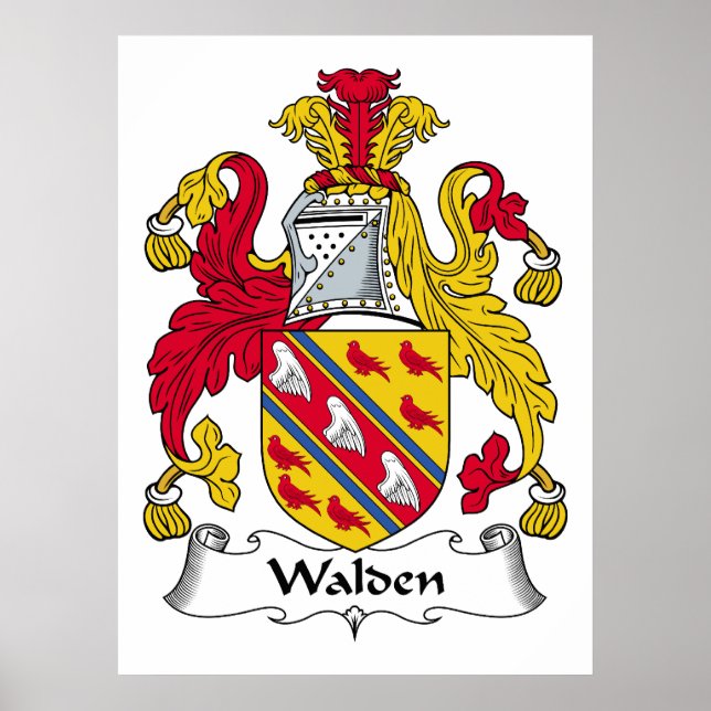 Pôster Walden Family Crest (Frente)