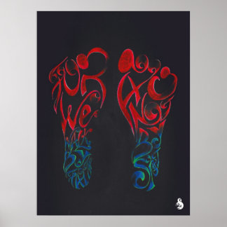 Poster Walk By Faith (preto)