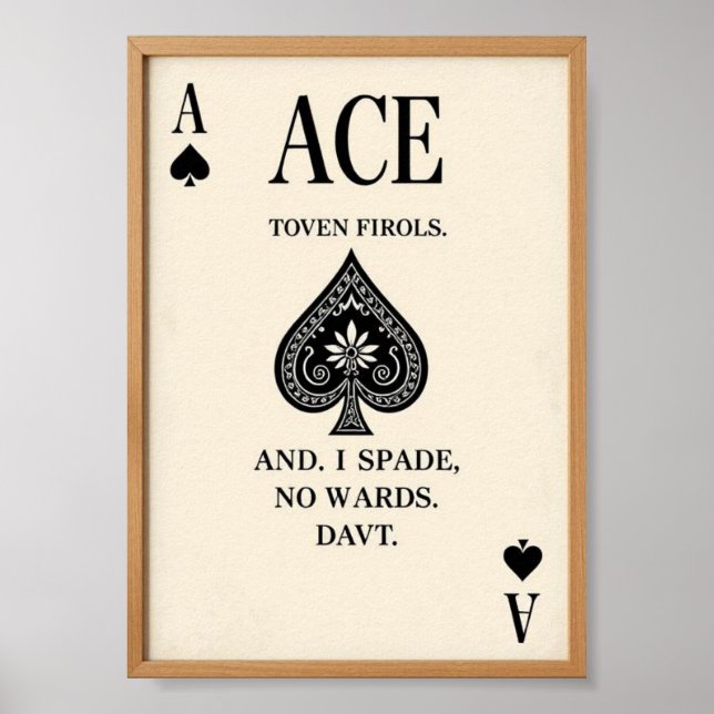 Poster Wall Art (Frente)