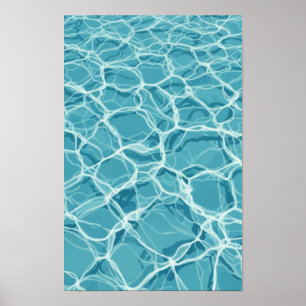 Poster Wall art. água Piscina.