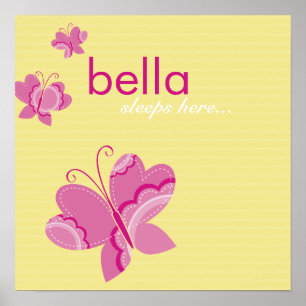 Poster WALL ART: borboleta flutterby 2