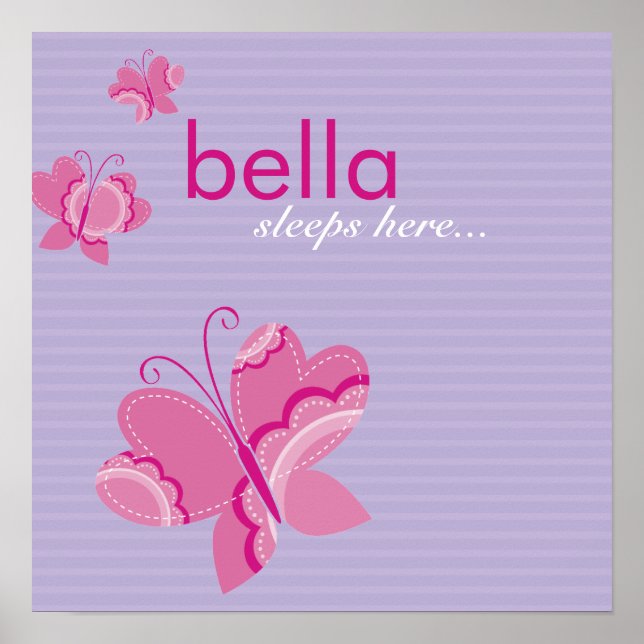 Poster WALL ART: borboleta flutterby 3 (Frente)