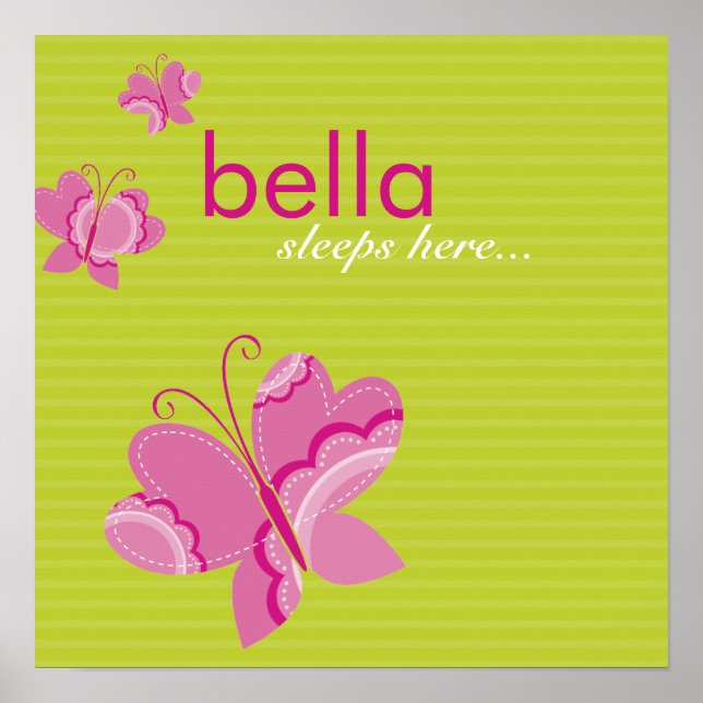 Poster WALL ART: borboleta flutterby 4 (Frente)