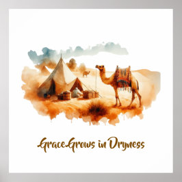 Poster Wall art- Desert Painting 