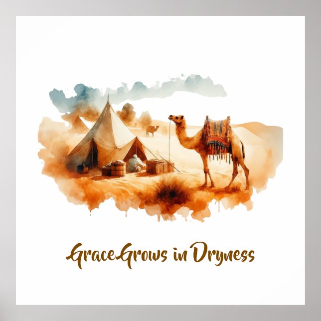 Poster Wall art- Desert Painting  (Frente)