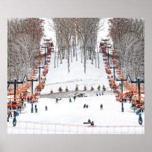 Pôster Wall Art dos Esportes de inverno