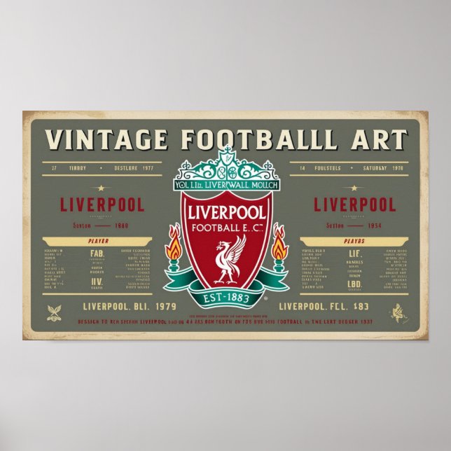 Poster Wall Art Liverpool (Frente)